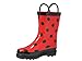 Little Girl's Red Ladybug Rain Boots Sizes - Toddler/Little Kids