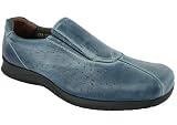 Bacco Bucci Score Blue Leather Shoes Loafers