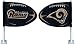 St. Louis Rams Football Car Flag