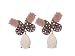 Pink Opal, Rose Quartz & Amethyst Earrings