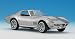 1968 Corvette Limited Edition in Silver Diecast Model by The Franklin Mint in 1:24 Scale