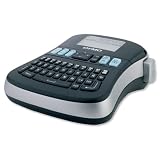 Dymo LM210D Label Maker Kit Case with D1 Tapes Mains Adaptor and 6x AA Batteries