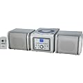 Elta 2431 Kompaktanlage (CD-/MP3-Player, UKW-/MW-Tuner, 75 Watt PMPO) silber