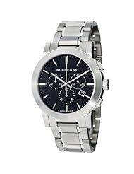 Burberry Womens BU9351 Large Check Stainless Steel Bracelet Watch
