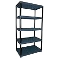 Heavy-Duty Interlocking 5-Shelf Storage Unit - 24"