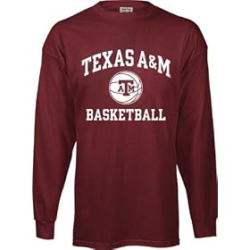 Texas A&M Aggies Perennial Basketball Long Sleeve T-Shirt