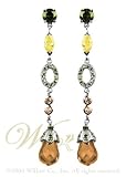 STUDIO 925: *CANDICE MULTI STONE STERLING SILVER EARRINGS*