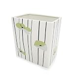 Khaki Poppies Wastebasket (10H)