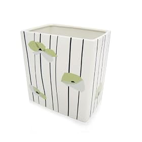 Khaki Poppies Wastebasket (10H) by