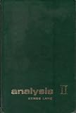 Analysis II (Addison-Wesley series in mathematics)