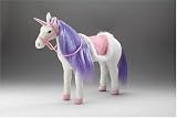 Happy People 58447 - Einhorn mit Sound, Tragkraft bis 100 kg
