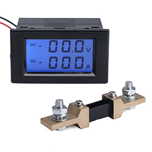 Dual display dc digital multimeter voltage ampere meter lcd digit…