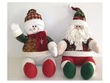 12h Hands & Legs Movable Santa & Snowman (2 Pcs. Set)