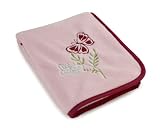 NoJo Alexis Garden Coral Fleece Blanket