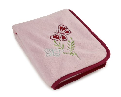 NoJo Alexis Garden Coral Fleece Blanket product image
