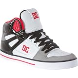 DC Spartan Hi WC Skate Shoe - Men's White/Grey/Red, 11.0