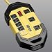 Tripp Lite TLM812GF Power It! Safety Pwr Strip w/ 8 out GFCI Plug OSHA Yellow 12' Cord