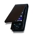 EASYi - Leather flip case for New Sony Walkman S Series 8GB 16GB with Built-In Stereo Speakers NWZS545B NWZS544B NWZS545R NWZS544R