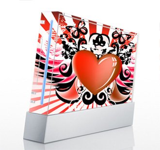 Winged Heart Skin for Nintendo Wii Console