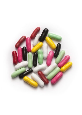 Hoosier Hill Farm Original Licorice Confetti Yummies, Large size pcs, 2 lbs