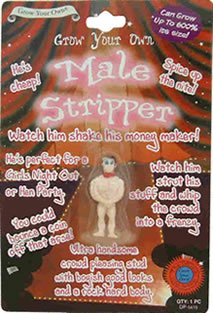 Childrens Toyshop  Toys : Grow Your Own Male Stripper