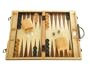 15 in. Wood Backgammon Set - Walnut