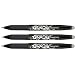 Pilot Frixion Erasable Rollerball Pack of 3 - Black