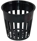 2 Inch Round Orchid/Hydroponics Slotted Mesh Net Pot - 50 Pack