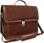APC Savvy Leather Executive Briefcase - Brown