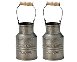 アンティーク風ブリキボトル 80φ×130Hm 2679 2個セット