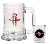 NBA Houston Rockets Boilermaker Set - Primary Logo