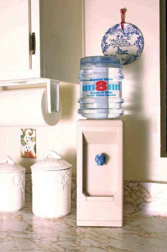 MINI WATER DISPENSER WITH BUILT IN COOLING CHAMBER IN WHITE