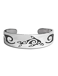 Sterling Silver Tahitian Dolphin Bracelet. Made in USA.