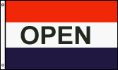 Open Flag 3x5 ft 3 x 5 NEW Large Banner SIGN
