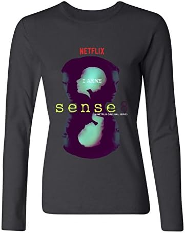 OWKJ Women's Sense8 Logo Long Sleeve T-shirt Size M ColorName