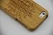 Natural Bamboo Wooden Wood Protective Back Cover Case/Shell Scenery Tree for Apple iPhone 5 5S