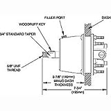 Seastar HA5418 Hydraulic Back Mount Kit