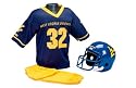 West Virginia Mountaineers Kids/Youth Football Helmet Uniform Set