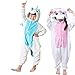 Children's Pajamas Animal Costume Animal Onesie Kids Sleeping Wear Kigurumi Pajamas Cosplay (S, unicorn)