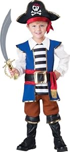 InCharacter Baby Boy's Pirate Boy, Blue/Red, 2T