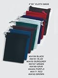 4"X 5" Black Cloth Dice Bag