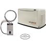 Generac Guardian Series 5870 8,000 Watt Air-Cooled Liquid Propane/Natural Gas Powered Standby Generator With Transfer Switch (CARB Compliant)
