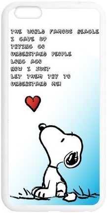 Clearer Custom Phone Case Snoopy for iphone 6/6s plus 5.5 inches Cover
