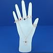 Frosted Hand Necklace Chain Ring Jewelry Showcase Display