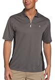 IZOD Men's Short Sleeved XFG Pieced Golf Polo With Cocona by Traptek