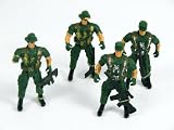 Combat Force Troop Tube. 4 Soldier Figures.