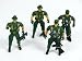 Combat Force Troop Tube. 4 Soldier Figures.