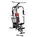 Christopeit Fitness-Station SP 10 de Luxe, Schwarz Rot