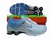 Nike R4 Shox Running Shoe Silver/Blue Men's Size 10