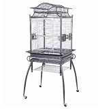 Marvelous Pet Supplies Veranda Black and Gray Bird Cage